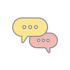 Fototapeta premium Speech Bubble vector icon