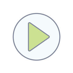 Play vector icon