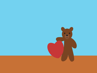 flat design toy gift vector illustration