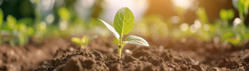 Group effort in planting a tree sapling in soil selective focus, shared responsibility, dynamic, double exposure, countryside