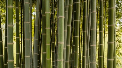Obraz premium Exotic Tropical Bamboo Woodland