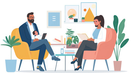 Parents with a newborn discussing health insurance with an agent