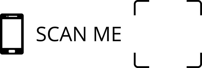 Scan qr code icon. Scan me template Qr code for smartphone. QR code Payment. QR code for payment app. Vector illustration.