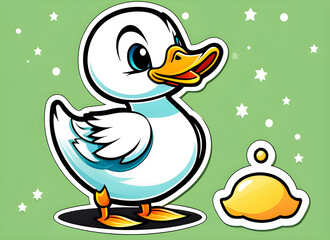 Obraz premium duck generative ai