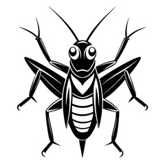 Grasshopper logo icon black shape white background