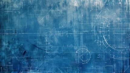 Abstract blueprint background texture. Engineering drawing. Parts for industrial construction