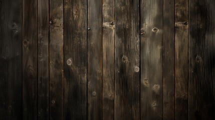 Fototapeta premium Wooden planks against dark backdrop with white light