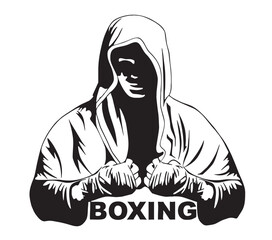 Boxing Gym Black Vector for T-shirts and Wall Decal Workout Athletic Gym Muscle Logo Fitness Beast Barbell Bodybuilding Healthy Wall Sticker for Gym Decor