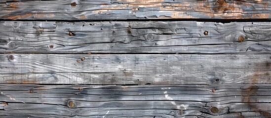 The weathered wooden plank displays a rustic texture, complete with cracks and crevices, perfect for a copy space image.