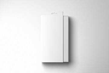 Box slider top view mockup