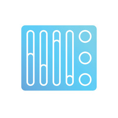 Equalizer vector icon