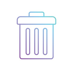 Trash Can vector icon