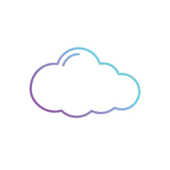 Cloud vector icon