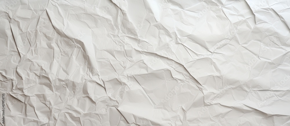 Leinwandbilder background of crumpled paper with a textured surface, perfect for a copy space image.