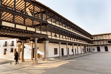 Fototapeta premium Paisaje de la plaza mayor de Tembleque, Toledo.