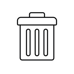 Trash Can vector icon