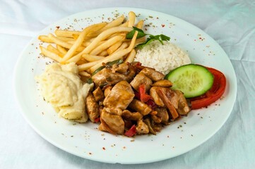 chicken with vegetables