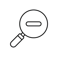 Zoom Out vector icon