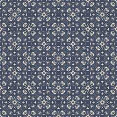 flower, fabric abstract seamless pattern. design for background, wallpaper, carpet, clothing, batik, textile, embroidery, sarong, interior, floor, curtain, printing