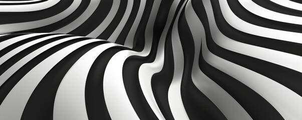 An abstract background with bold, rounded lines in black and white, creating a striking and modern design. The lines overlap and intersect, forming an intriguing and visually engaging pattern.