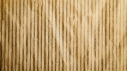 Naklejka premium Aged kraft paper with vertical stripes for gift wrapping Vintage kraft paper backdrop