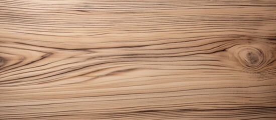 Beige colored wood with a dark brown lined pattern on a plain surface background, perfect for a copy space image.