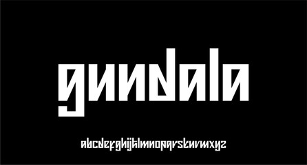 MODERN FUTURISTIC TECHNOLOGY SCI FI FONT TYPE TYPEFACE