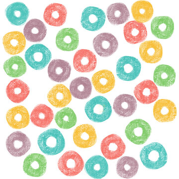 Cereal with milk. Food concept. Grains. Breakfast cereal loops. Conflake. Healthy food