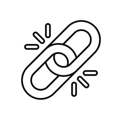 Link vector icon