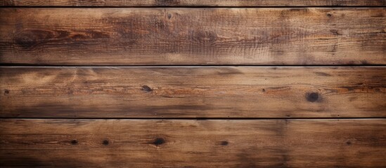 Obraz premium Texture of brown wood with copy space image.