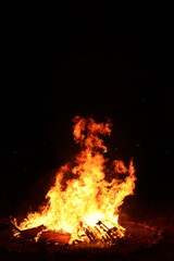 Lag Boomer bonfire on the night of the holiday
