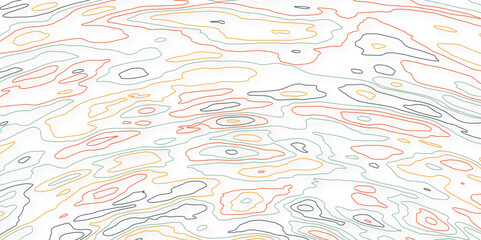 Topographic map background concept. Vector abstract illustration geography concept. Abstract topographic map background. Topo backdrop lines, contour, geographic grid.