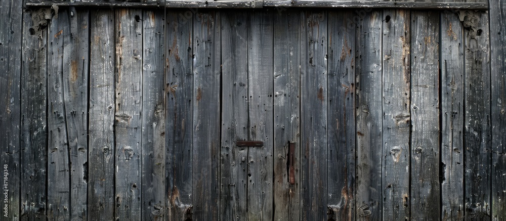 Poster background of a dilapidated barn featuring old wooden boards with a textural appearance ready for a 