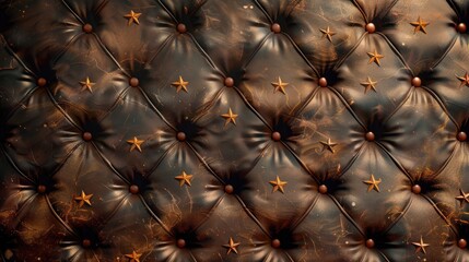 Fototapeta premium Leather backdrop with stars