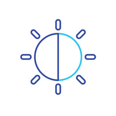 Brightness vector icon