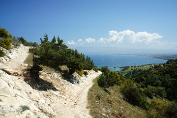 Mountain trail of western Cyprus
