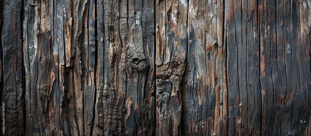 Poster detailed close-up of wooden texture with copy space image.