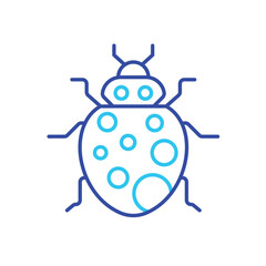 Bug vector icon