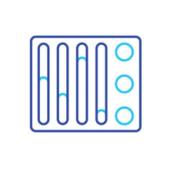 Equalizer vector icon