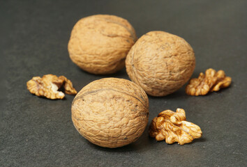 walnuts and nutcracker