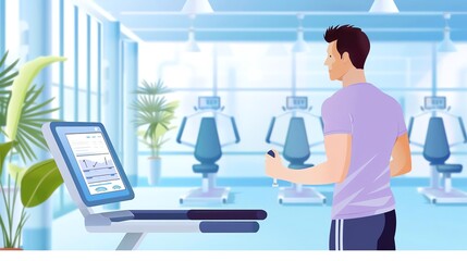 Gym Memberships an employee using a gym membership benefit