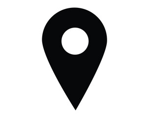 Navigation icon , map pin vector 