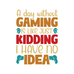 Gaming t-shirt design