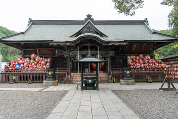 Naklejka premium 少林山達磨寺の本堂