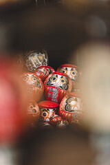 少林山達磨寺の絵馬と達磨