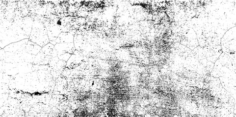 Grunge vector texture overlay illustration over any design to create grungy vintage effect and depth. Distressed black and white grunge seamless texture. Overlay scratched design background.