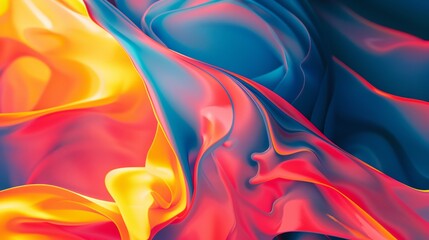 Obraz premium a colorful background of liquid paint