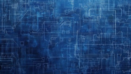 Abstract blueprint background texture. Engineering drawing. Parts for industrial construction