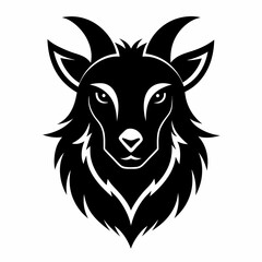 Animal logo icon black shape white background