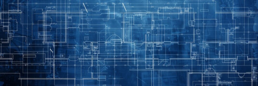 Abstract blueprint background texture. Engineering drawing. Parts for industrial construction
